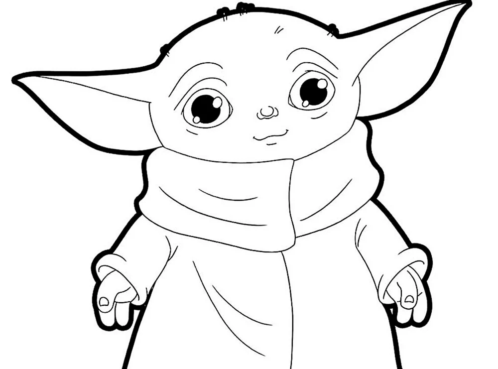 Star Wars Malbuch Yoda Baby