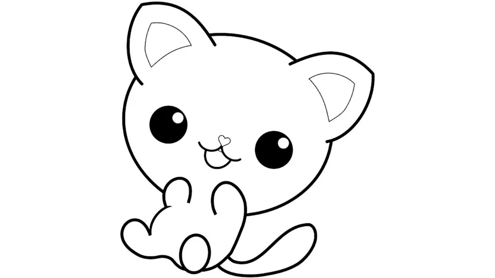 Ausmalen. Katzen