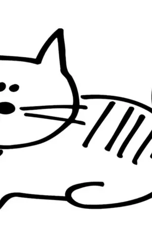 Färbung. Katzen