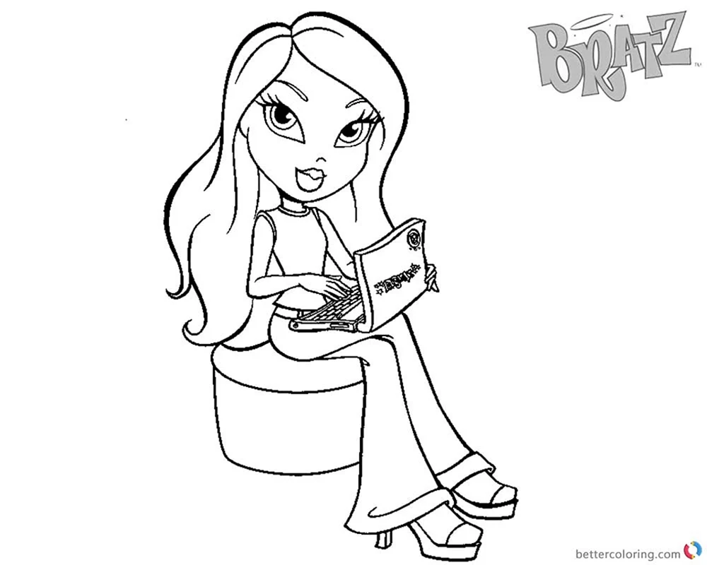Malvorlagen Bratz Jade