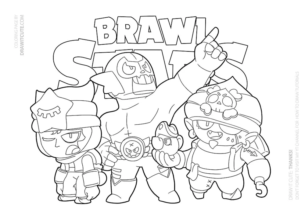 BRAWL Stars Malvorlagen