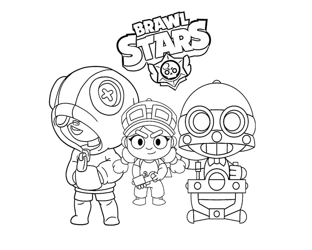 Färbung Brawl Stars1