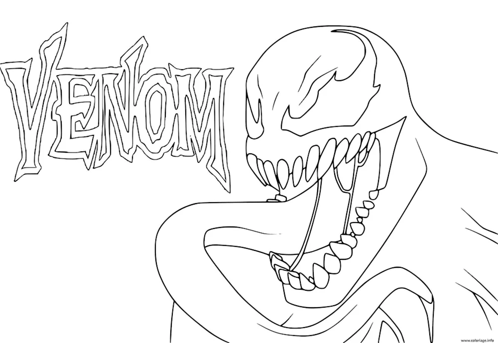 Spider-Man und Venom Färbung