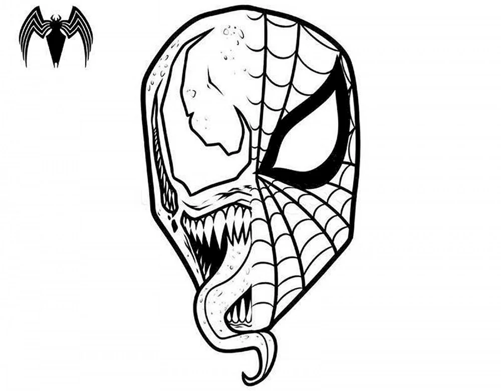 Malbuch von Venom und Carnage