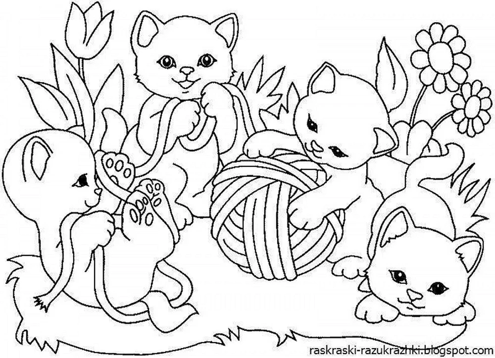 Ausmalen für Mädchen Tiere