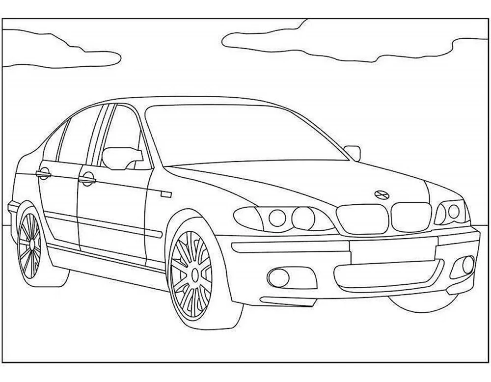 Färbung für Jungen BMW m5