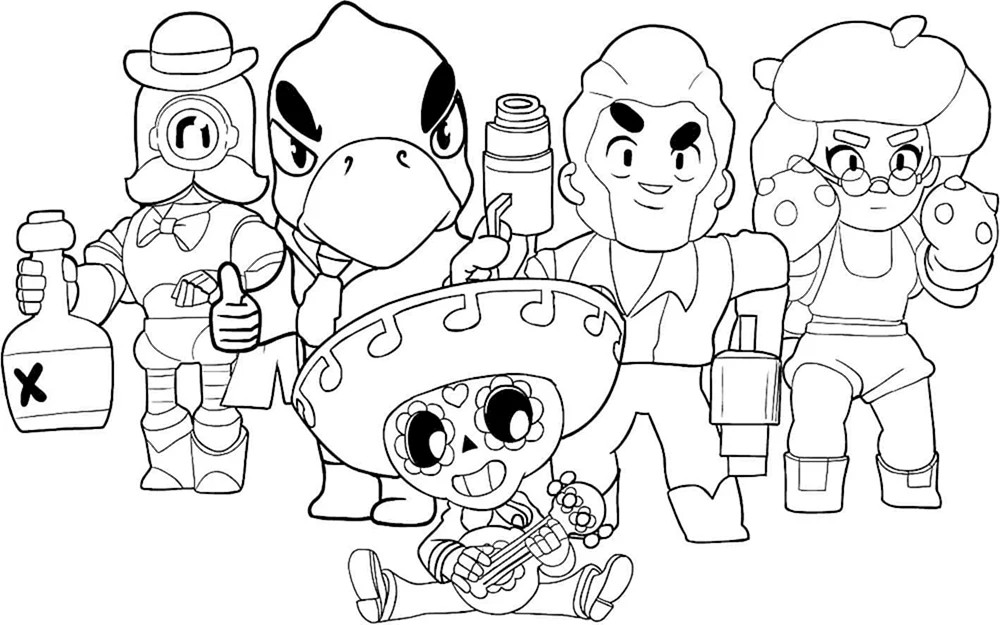 Brawl Stars Malvorlagen
