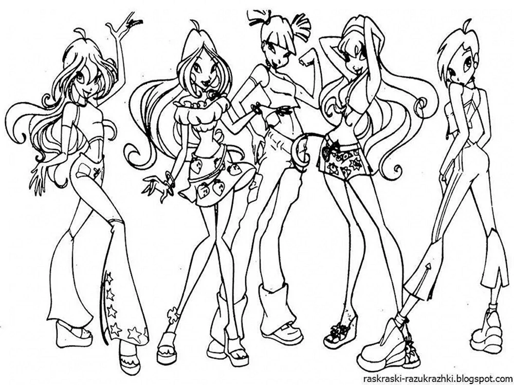 Winx Club Malbuch