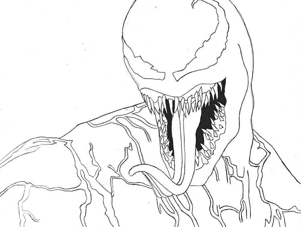 Spider-Man und Carnage Färbung