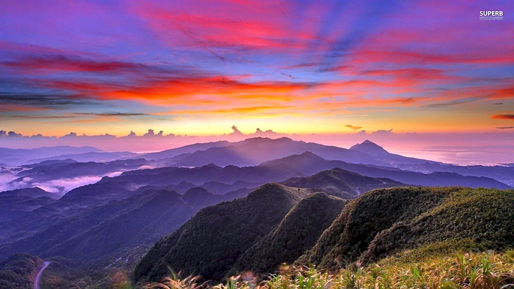 Bali Batur Sonnenuntergang