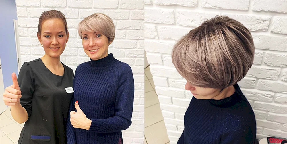 Stretch Farbe auf kurzem Haar