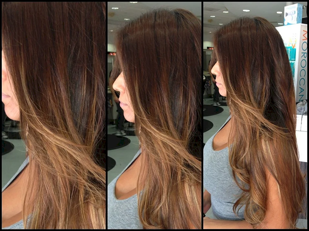 Balayage Umfärbung