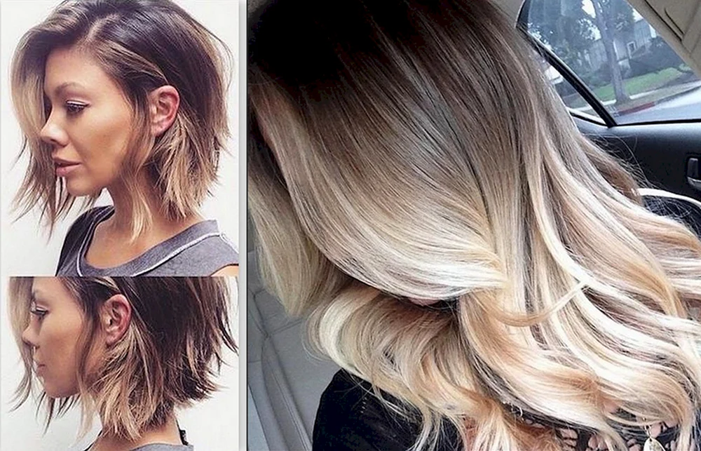 Balayage Färbung