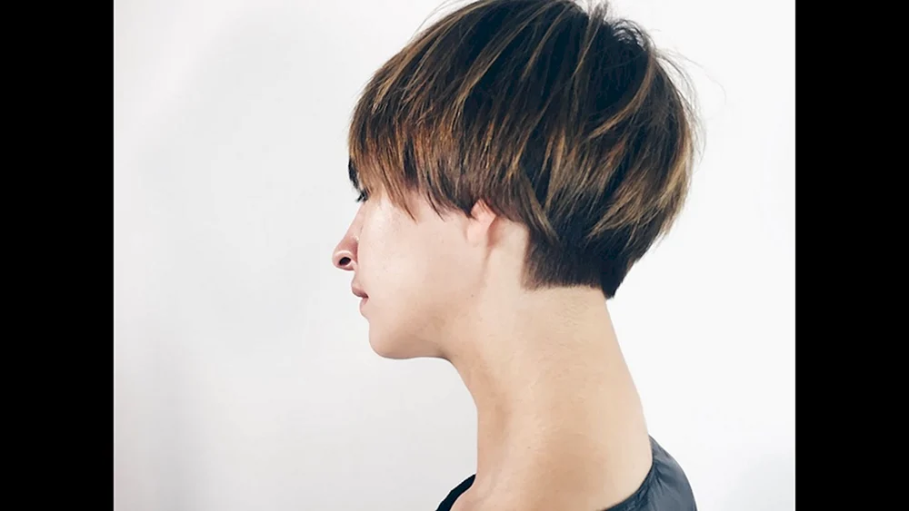 Bob Haarschnitt. Garçon kurzes Haar