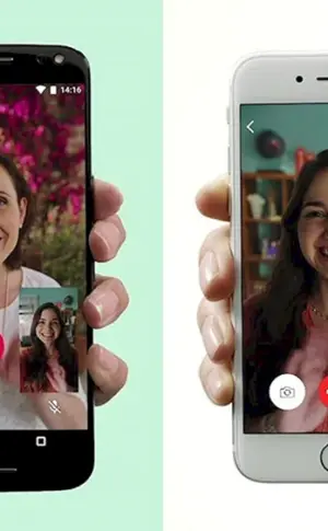 Videoanruf auf dem Telefon