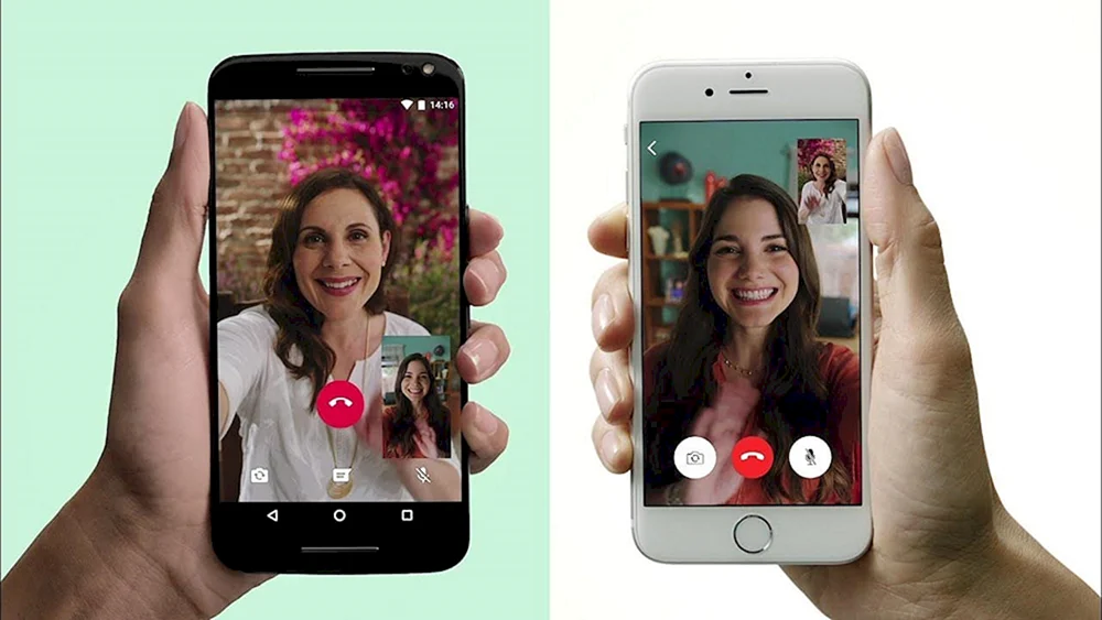 Videoanruf auf dem Telefon