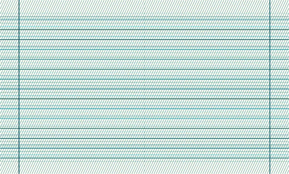 Schmal liniertes a4