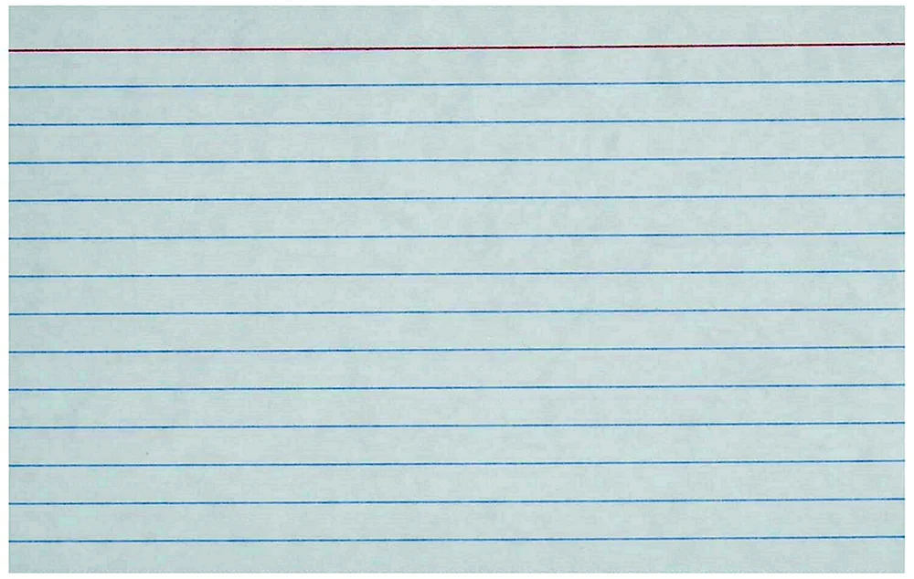Schmal liniertes Blatt a4