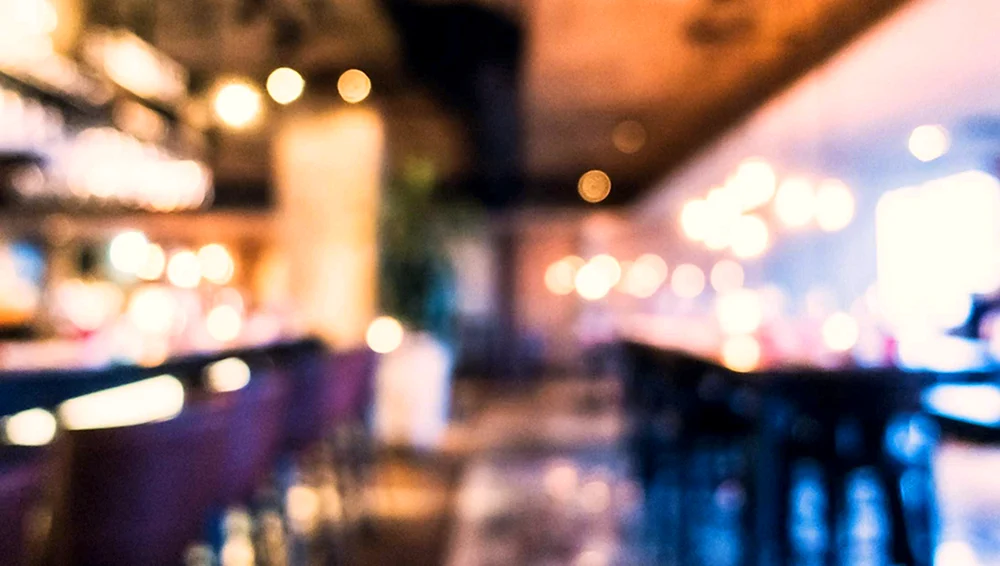 Bartresen in einer Bar