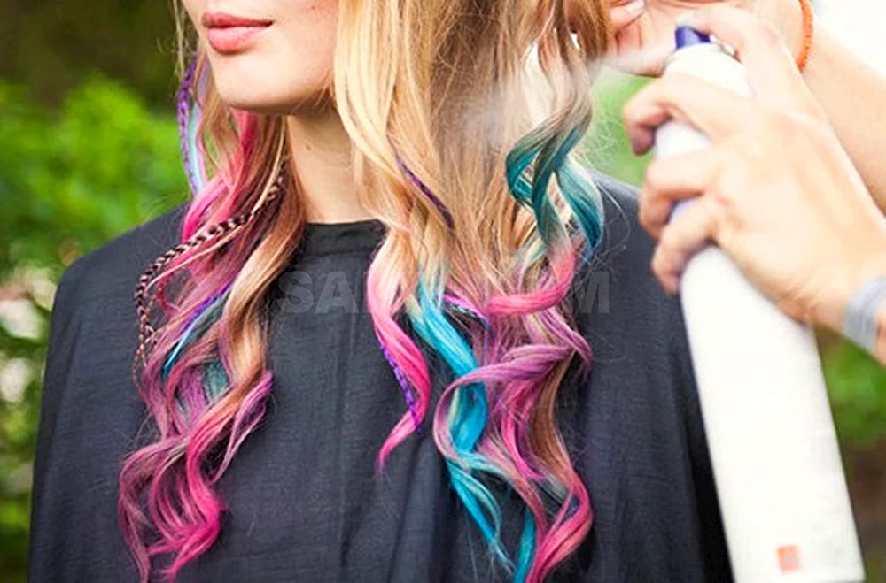 Farbige Haare für Mädchen