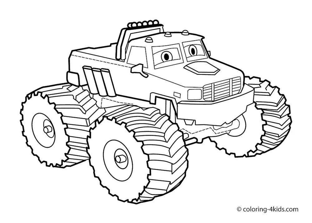 Malvorlagen Monstertruck