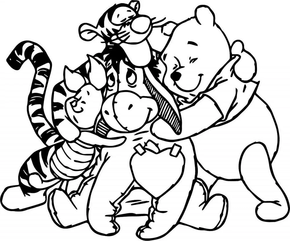 Malbuch Winnie the Pooh Disney Malbuch