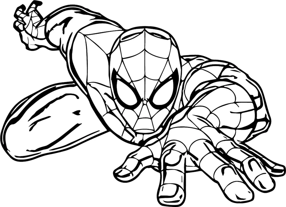 Marvel Spider-Man Malbuch