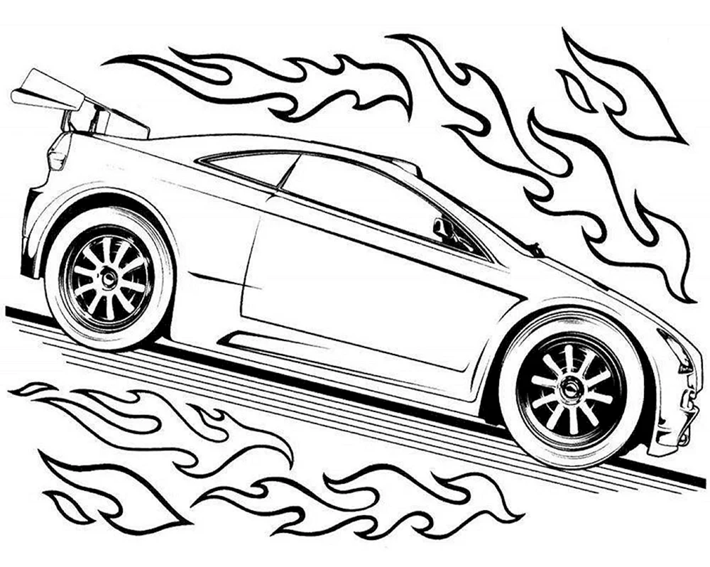 Färbung für Jungen Hot Wheels