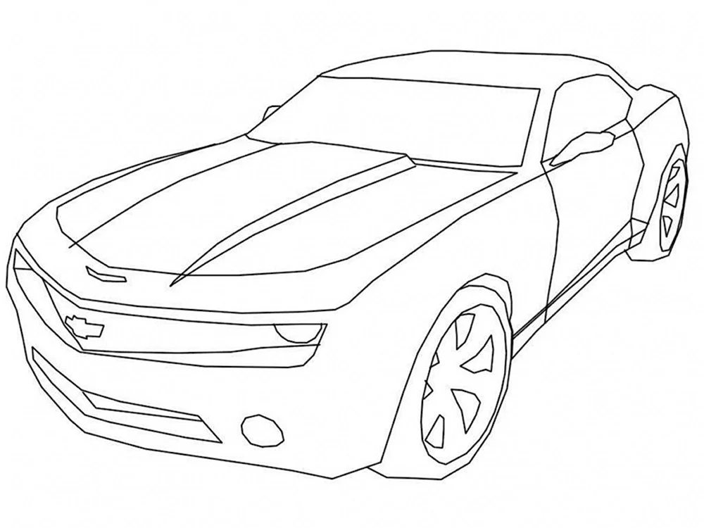 Chevrolet Camaro ausmalen