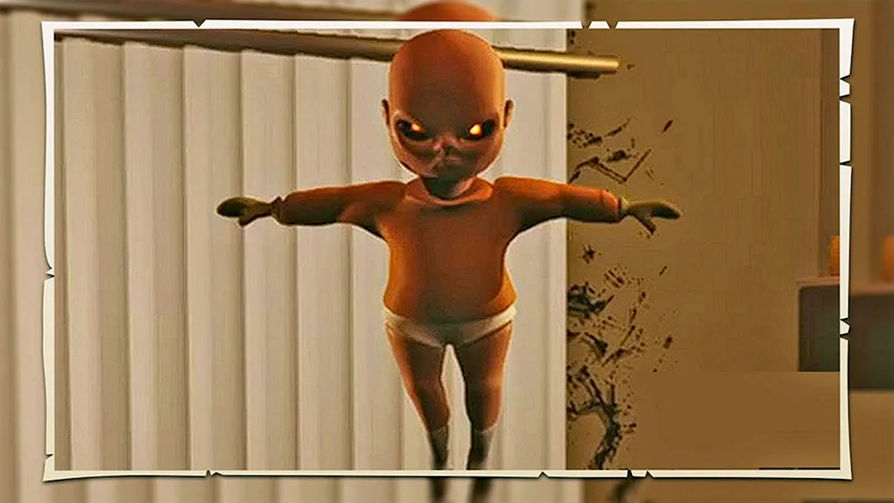 Baby in Gelb