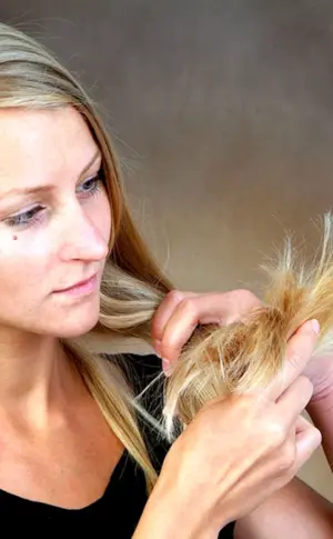 Spärliches Haar