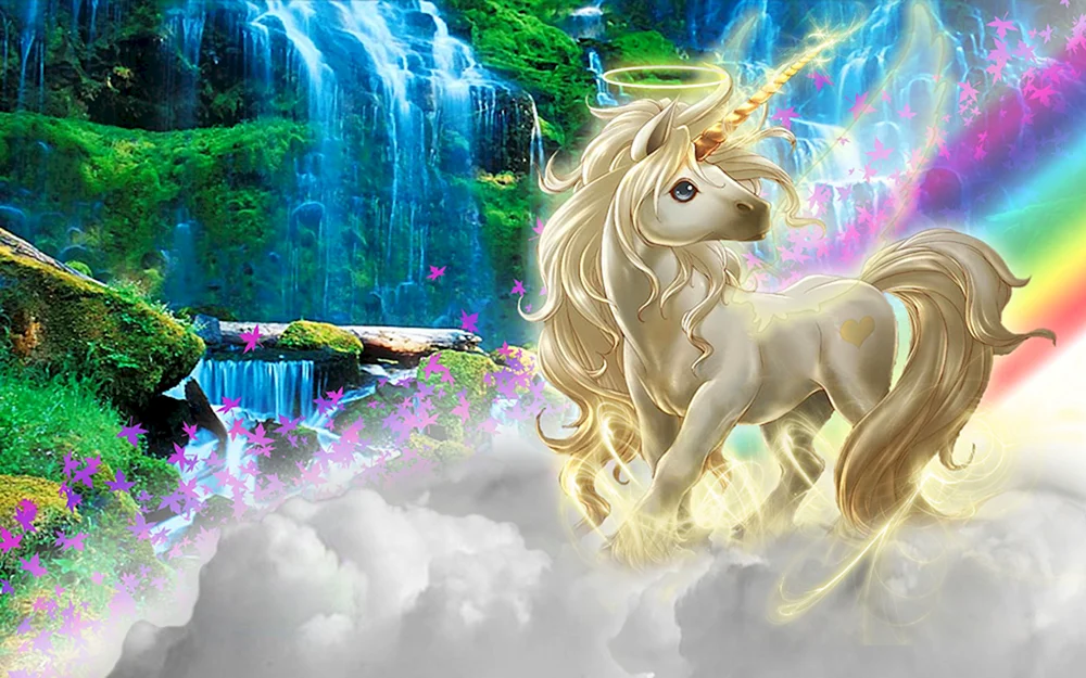 Regenbogen Einhorn Einhorn Zaubereinhorn