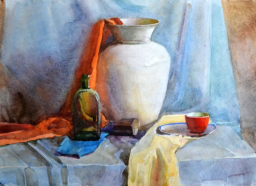Bleistiftstillleben Yury Kushevsky
