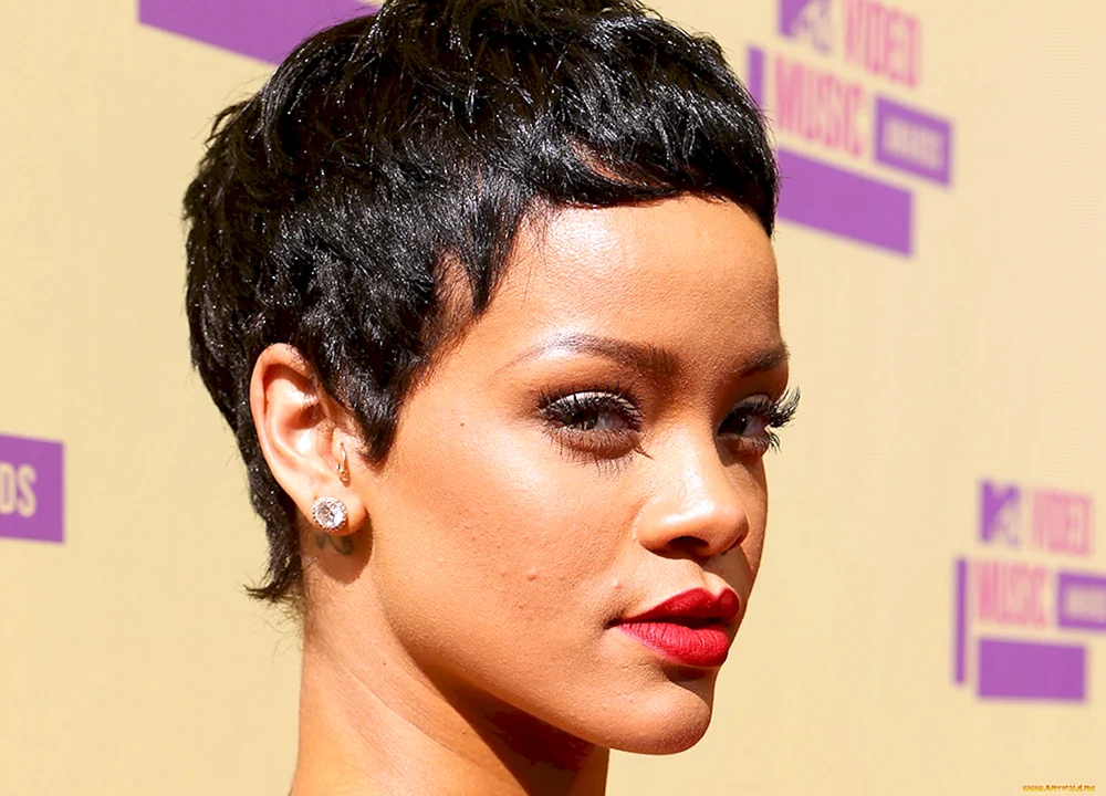Rihanna Pixie Cut