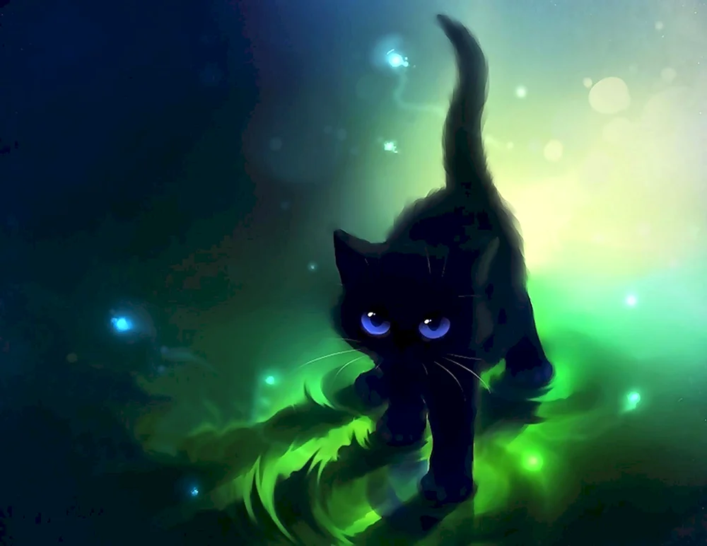 Süße Cartoon-Katzen