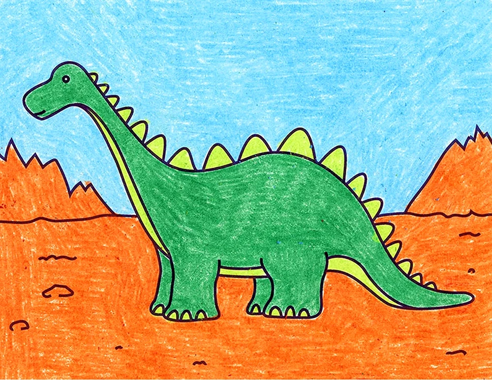 Dinosaurier zeichnen