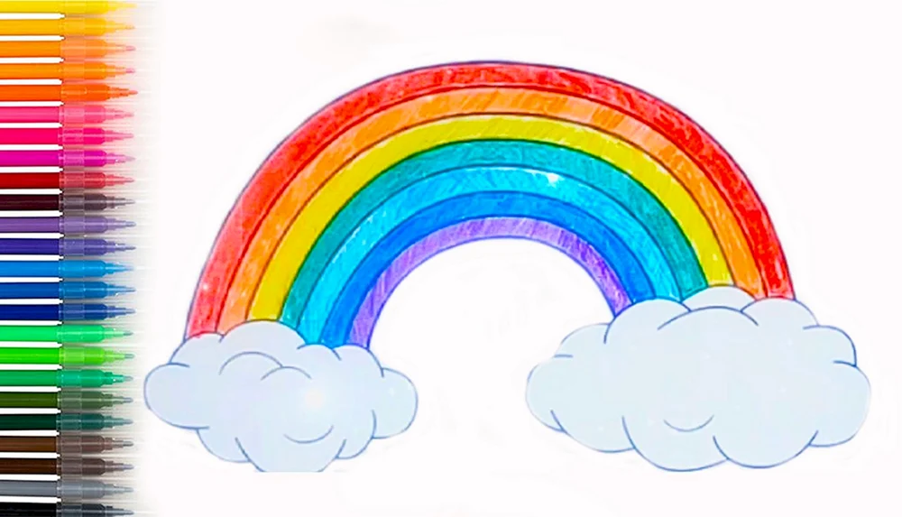 Regenbogen Zeichnung