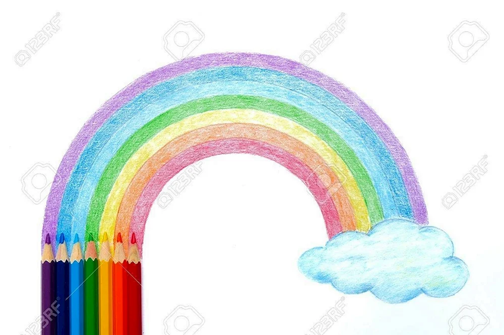 Regenbogen zeichnen