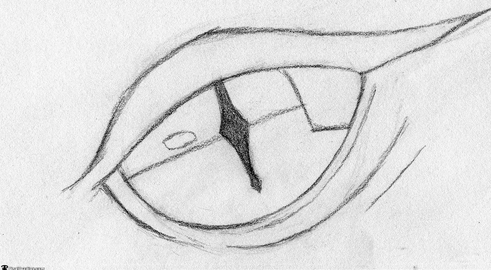Teufel Bleistift-Zeichnungen