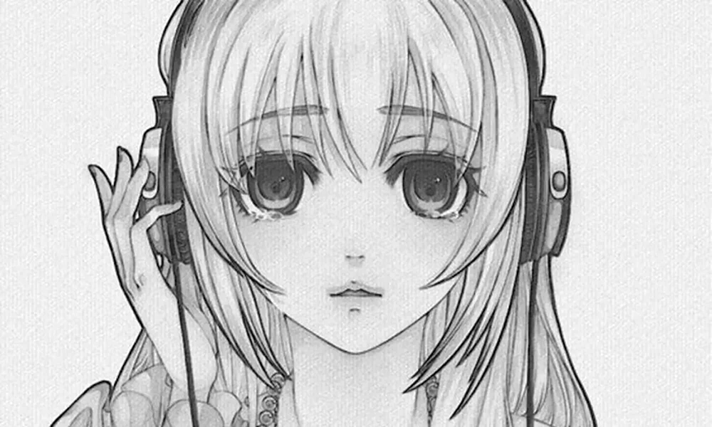 Anime Bilder in Bleistift
