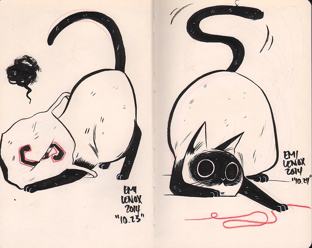 Sketchbook Kätzchen