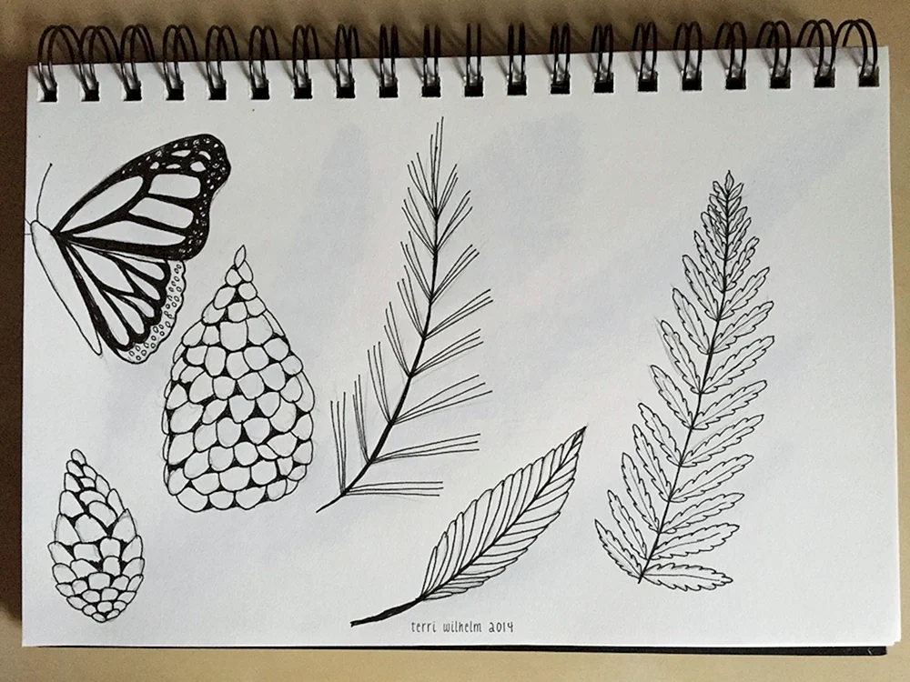 Sketchbook-Kritzeleien
