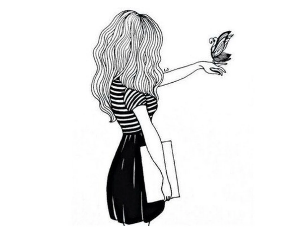 Cartoon Mädchen
