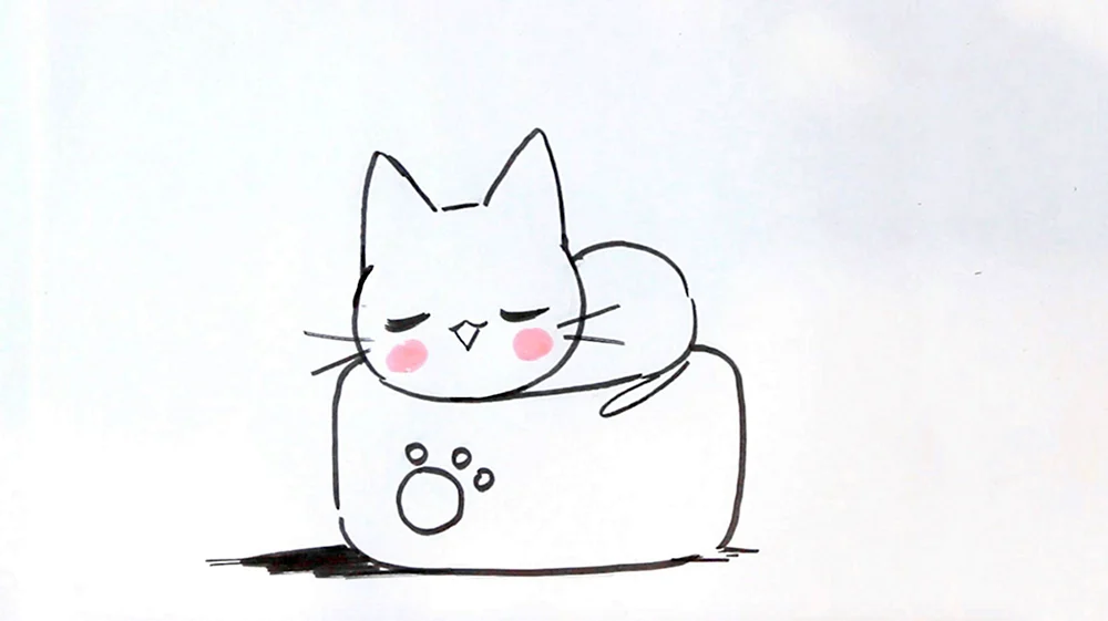 Katzenzeichnungen zum Zeichnen von Katzen