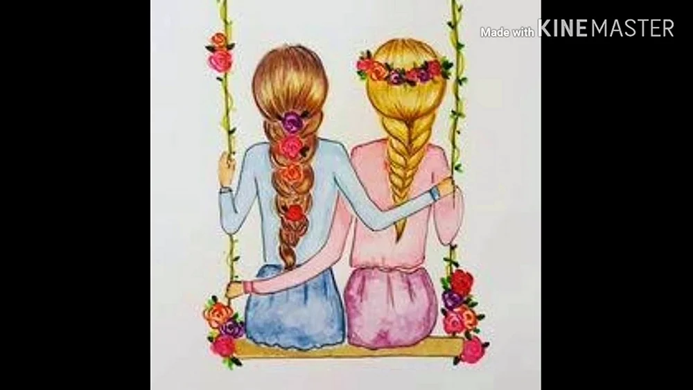 Cartoon Mädchen