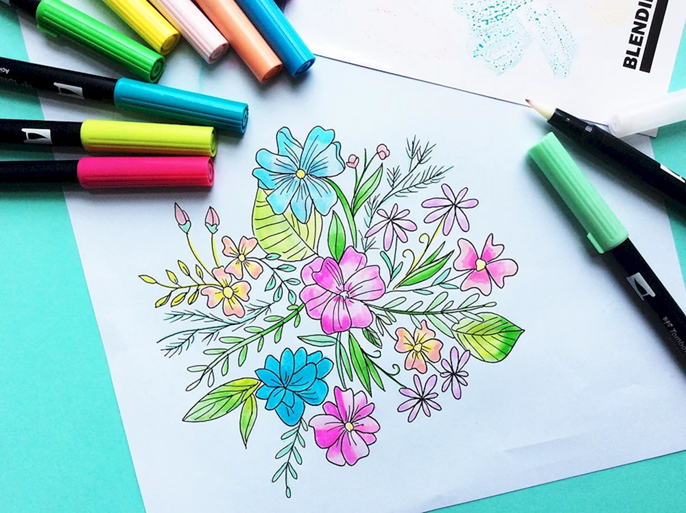 Einfache Kritzeleien zum Zeichnen Doodling