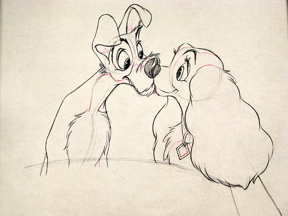 Cartoons in Bleistift