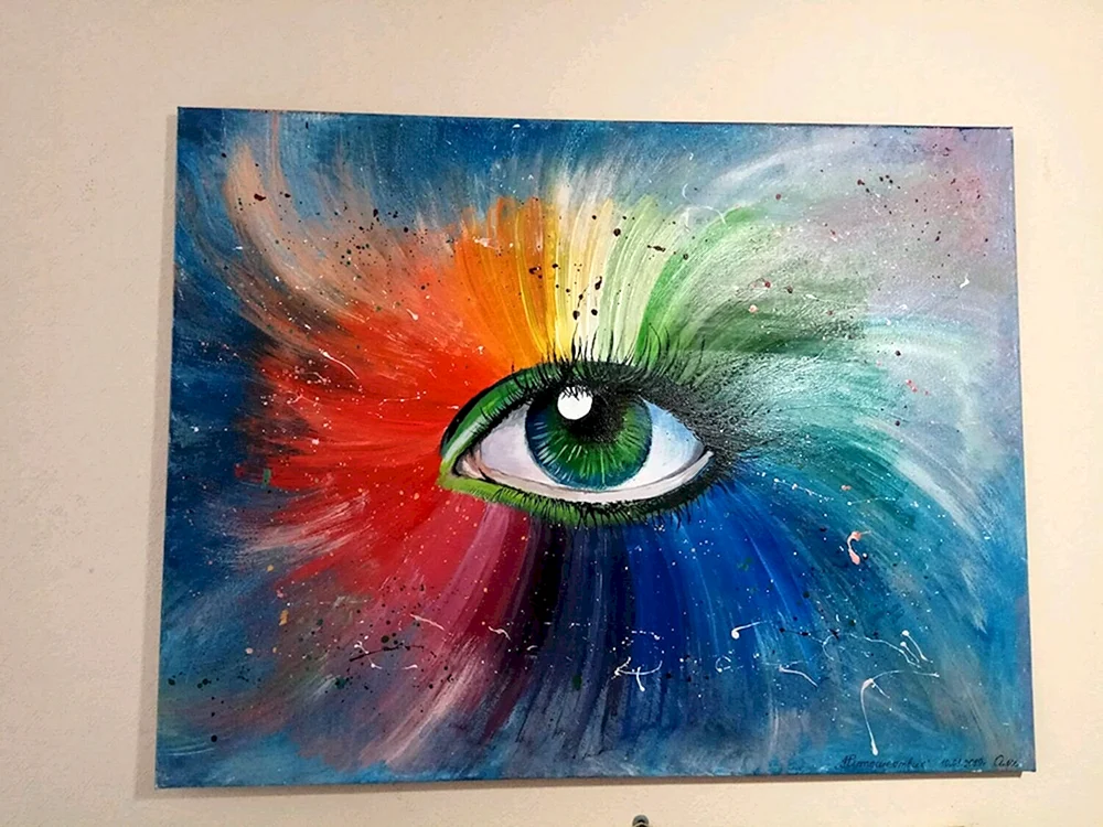 Gouache-Malerei