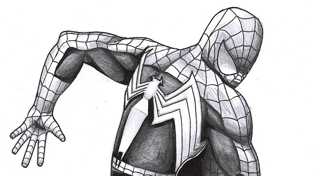Marvel Spider-Man zeichnen zum Zeichnen