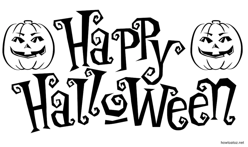 Halloween Gespenster zum Ausmalen